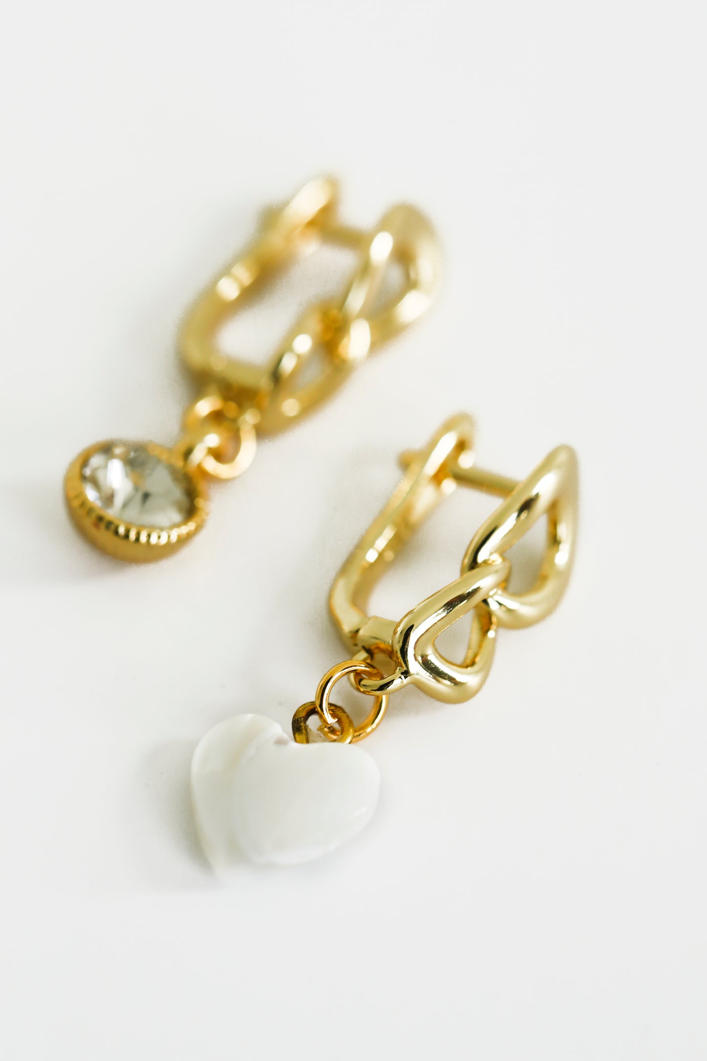 HEART natural PEARL set