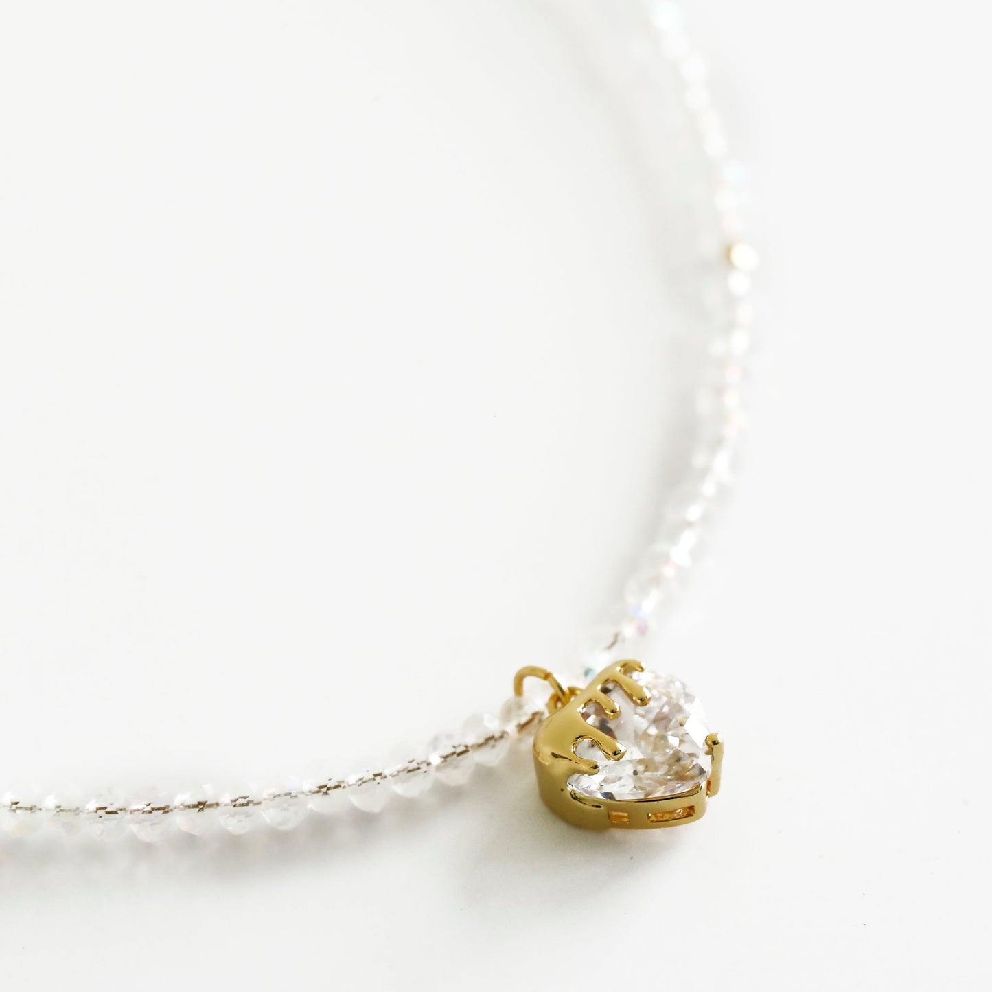 SHINE crystal choker white crystal